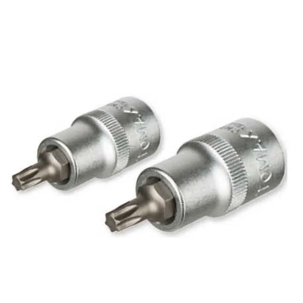TOMAX  Lokmalı Star Torx Bits Uç 1/2 inç  T.30X55 mm 10 Adet