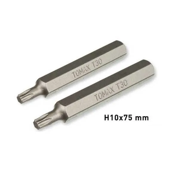 TOMAX Torx Otomotiv Bits Uç H10 T50X75  mm 8 Adet
